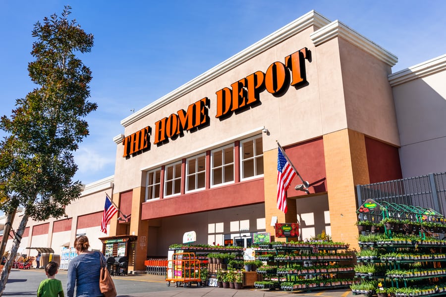 Home Depot Store Entrance