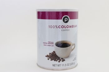 Isolated Container Of Publix Brand Coffee