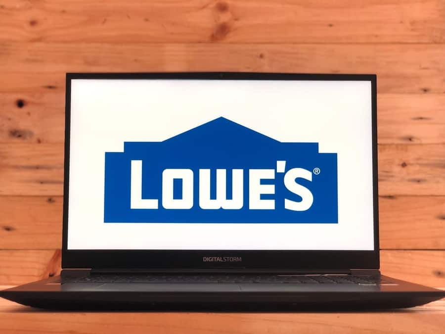 Lowe's App Logo On Laptop