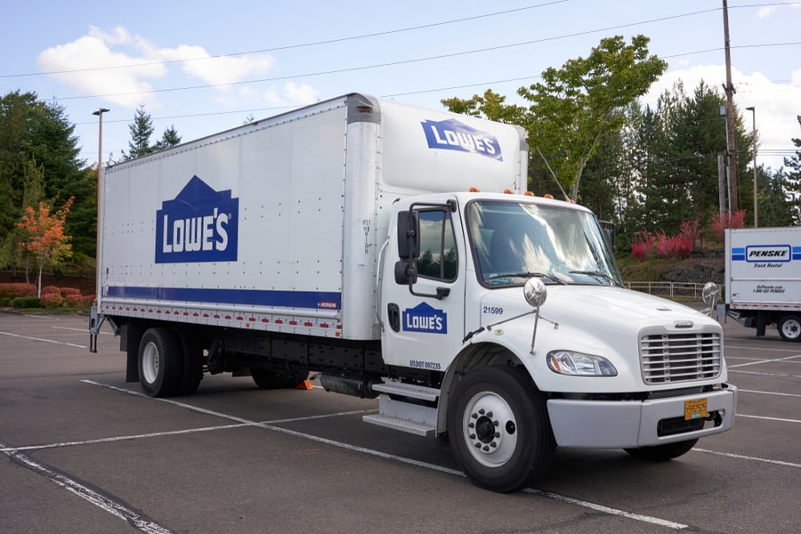 Lowe's Home Improvement Delivery Truck