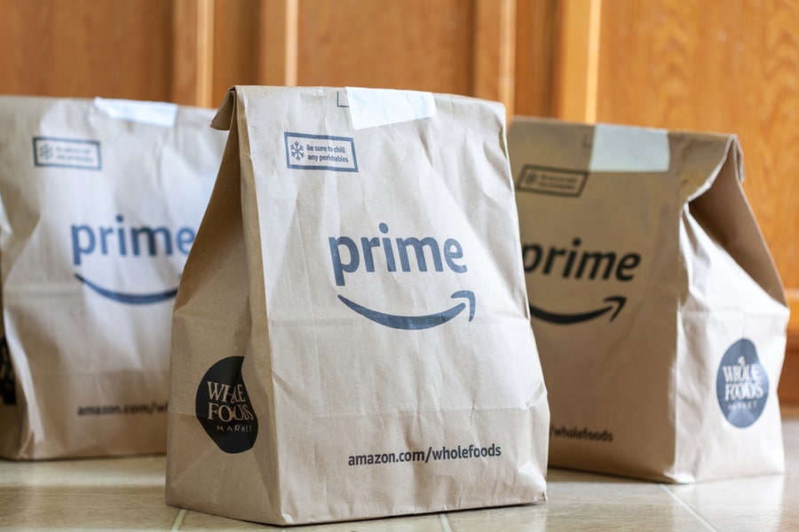 Recycled Paper Grocery Bags With Amazon