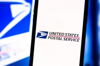 Smartphone With The Usps Logo