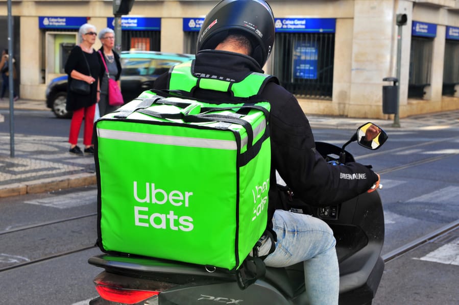 Uber Eats Delivery Rider