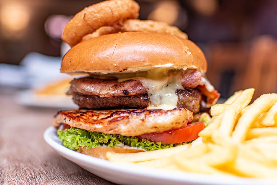 Ultimate Tower Burger Grilled Chicken