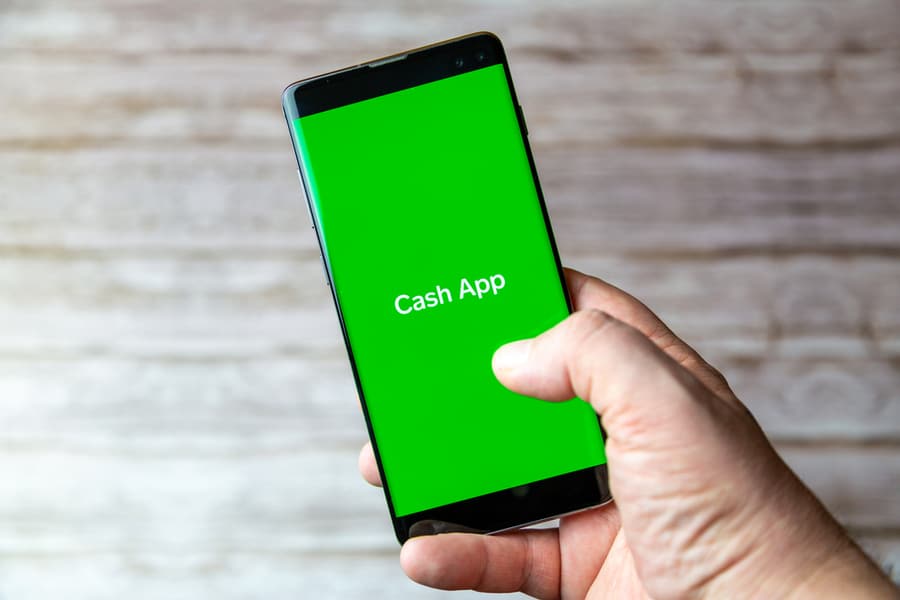 Cash App App Open On Screen