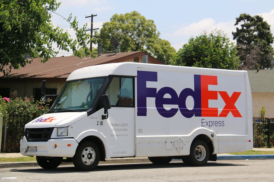 Fedex Corporation Delivery Truck