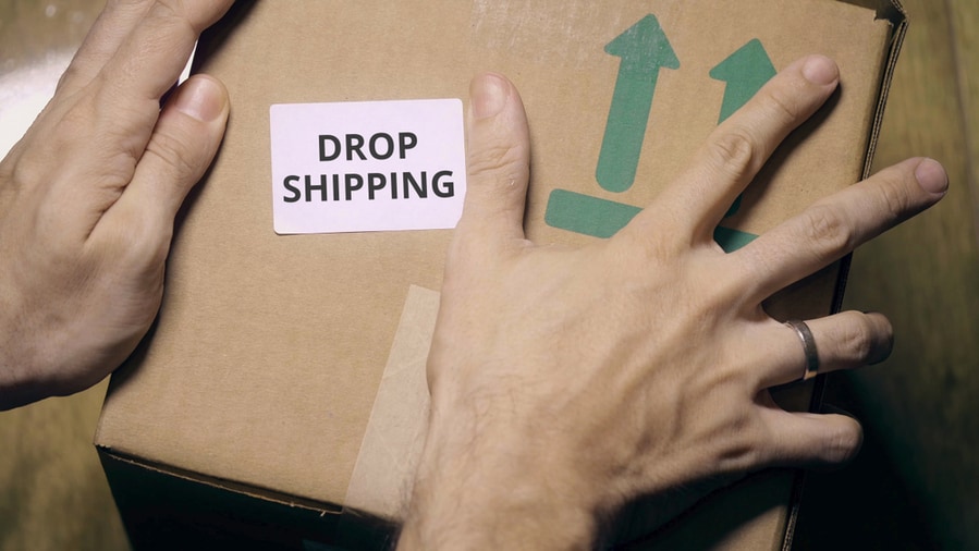 Marking Box With Droshipping Label