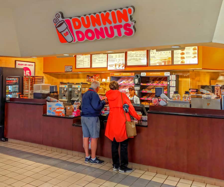 Order At Dunkin Donuts