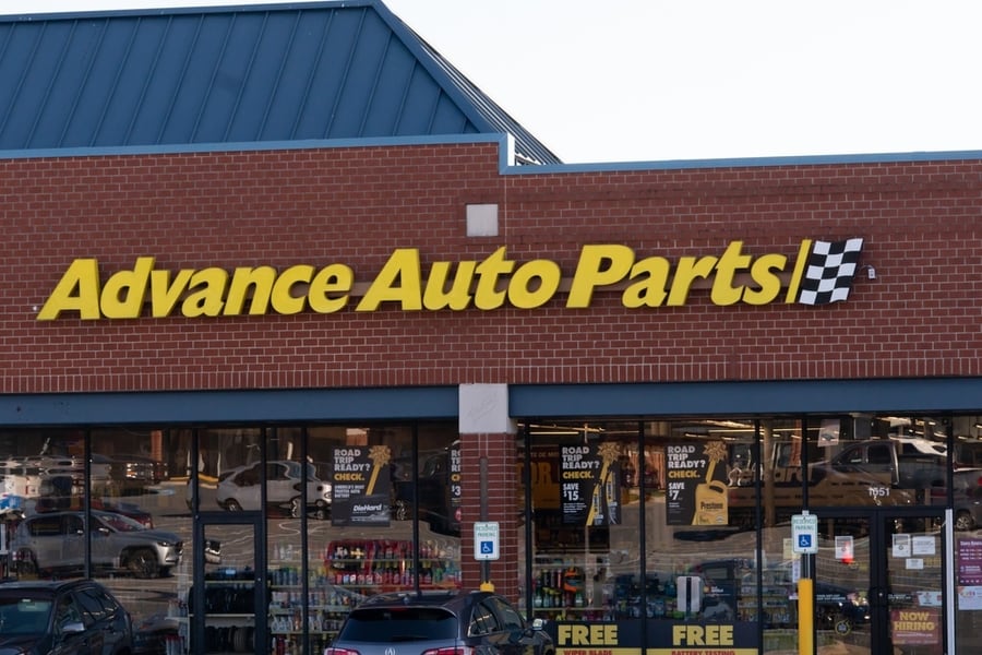 Retail Location Of Advanced Auto Parts Automotive Store