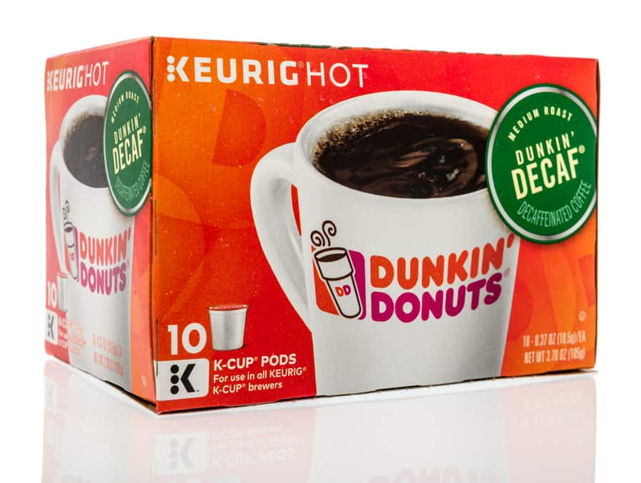 A Box Of Keurig K-Cup Dunkin' Donuts Coffee