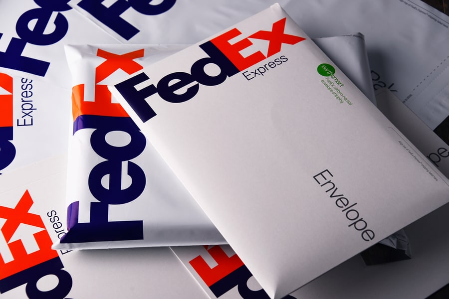 Envelopes And Parcels Of Fedex