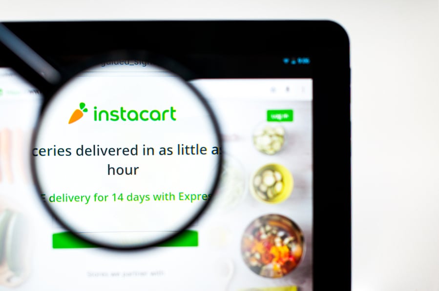 Instacart Website Homepage