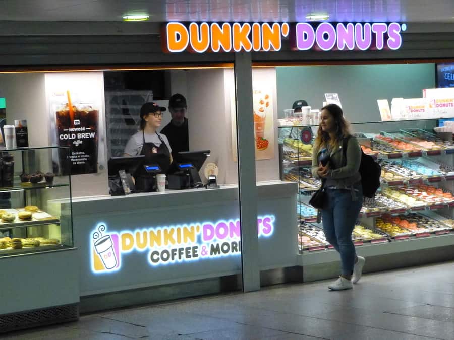 Interior Of Dunkin Donuts Shop