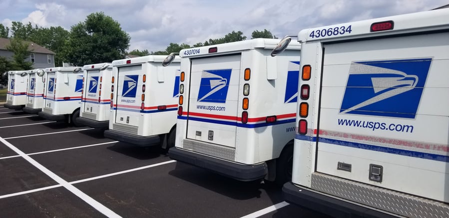 United States Postal Delivery Trucks