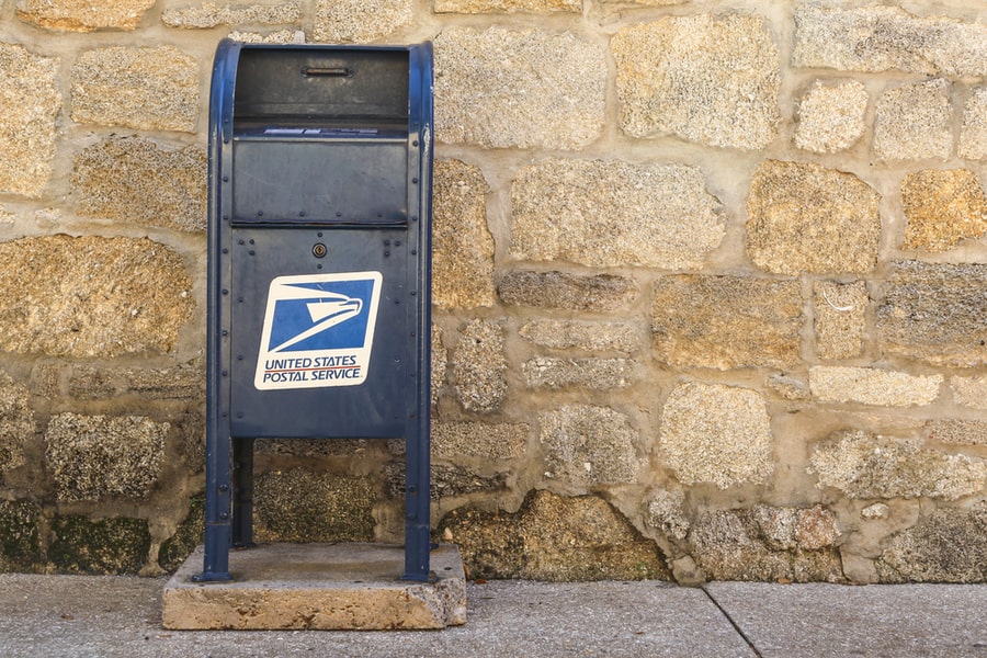 United States Postal Service In St. Augustine, Florida, Usa.