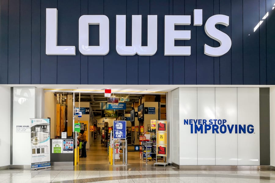 A Lowe's Store Is Seen In A Mall In Toronto, Canada