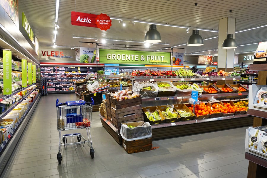Fresh Food Department Of Aldi Supermarkets